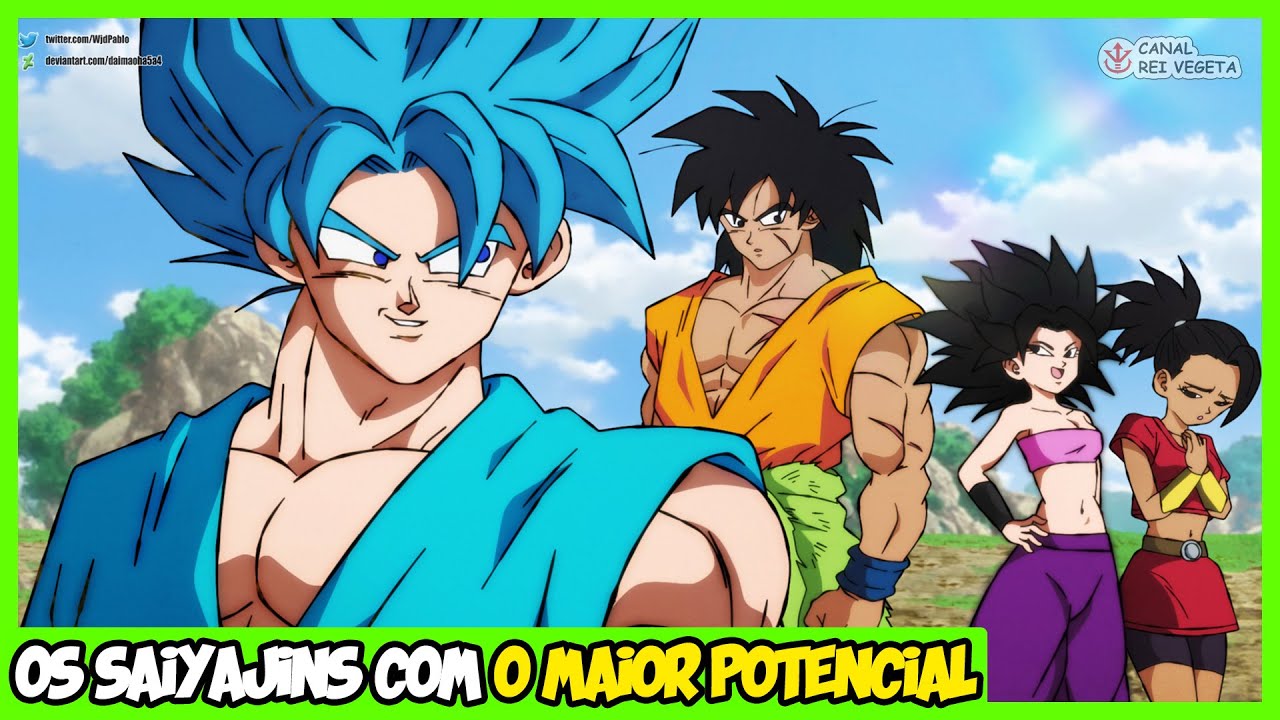 Os Saiyajins com o MAIOR POTENCIAL -  DBZ | DBGT | DBS