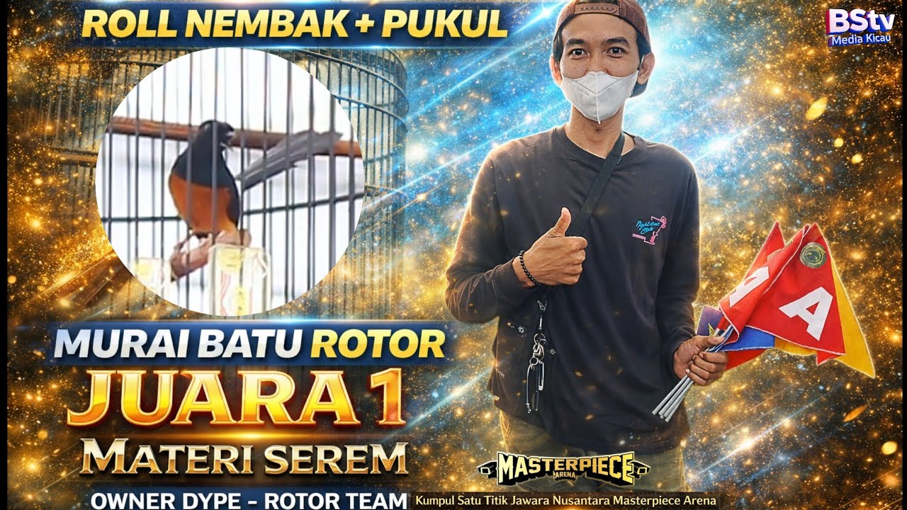 SEREM KONCER MUTLAK ‼️ MURAI BATU ROTOR ROLL NEMBAK MATERI MEWAH‼️ ROTOR TEAM EVENT JAWARA NUSANTARA