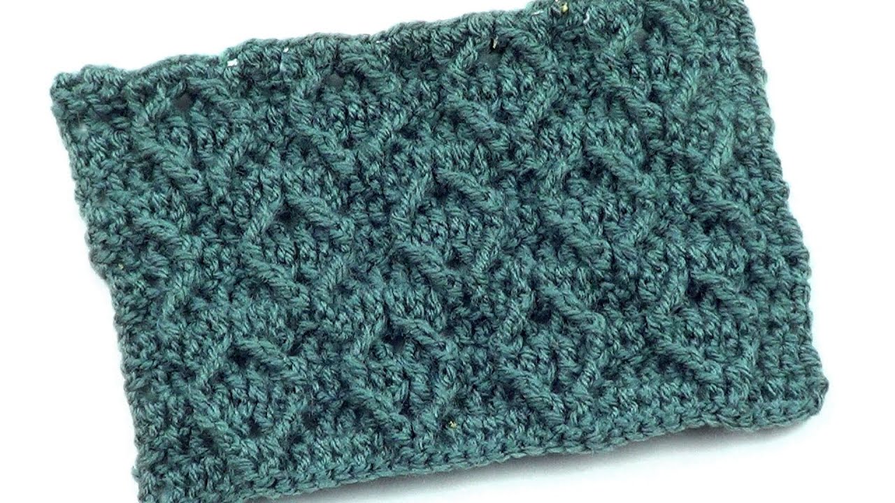 Рельефный узор Ромбики  -  Embossed diamond pattern