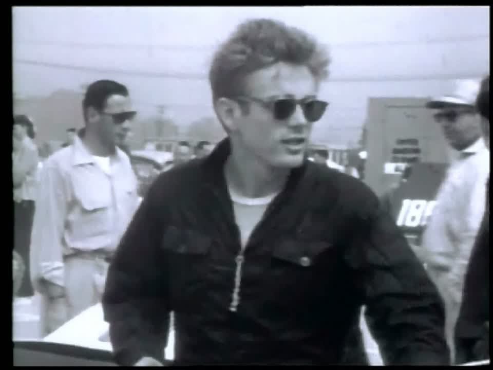 James Dean at Race track