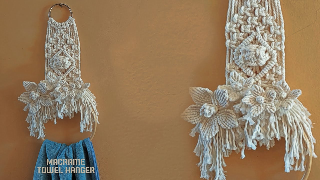 Macrame Towel Hanger | Simple Macrame Tutorial