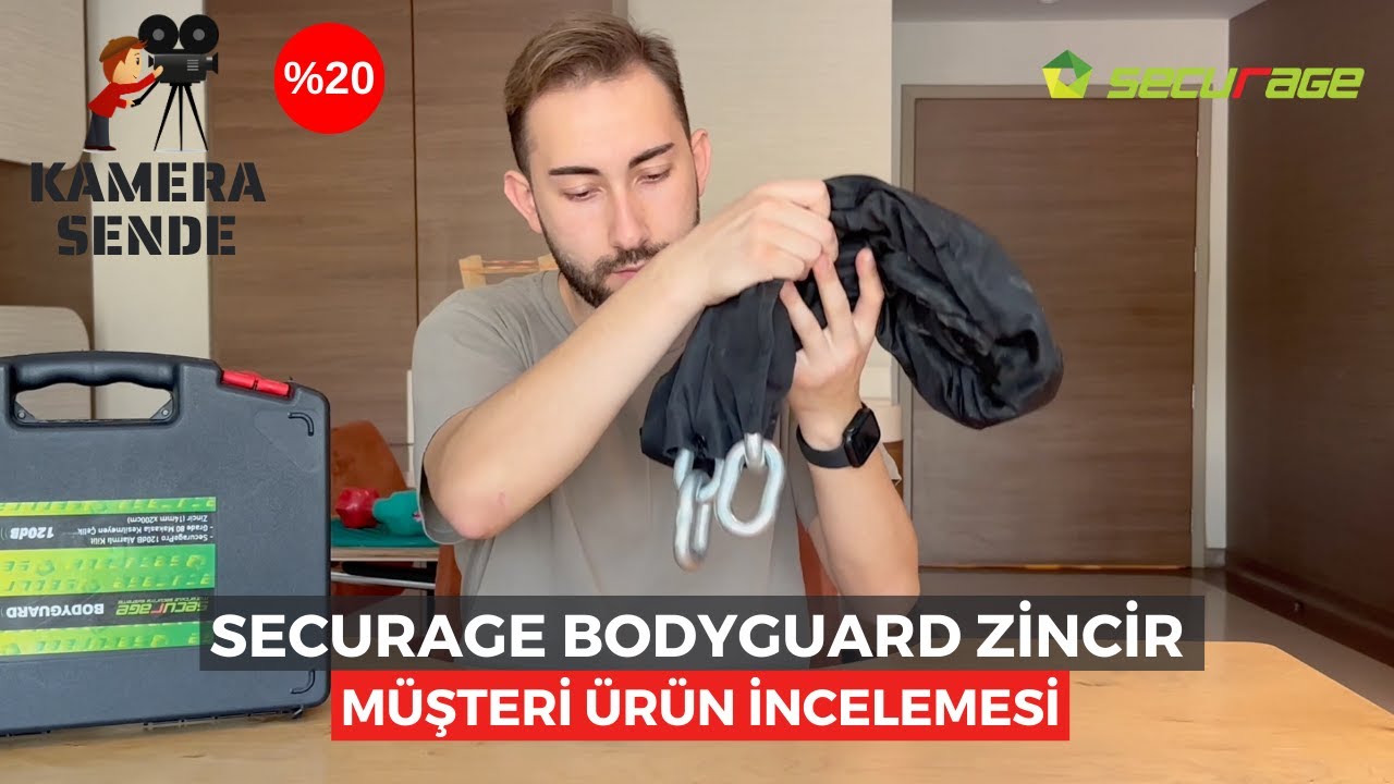 Kamera Sende - Securage Bodyguard Zincir Kilit İnceleme - motomax.com.tr