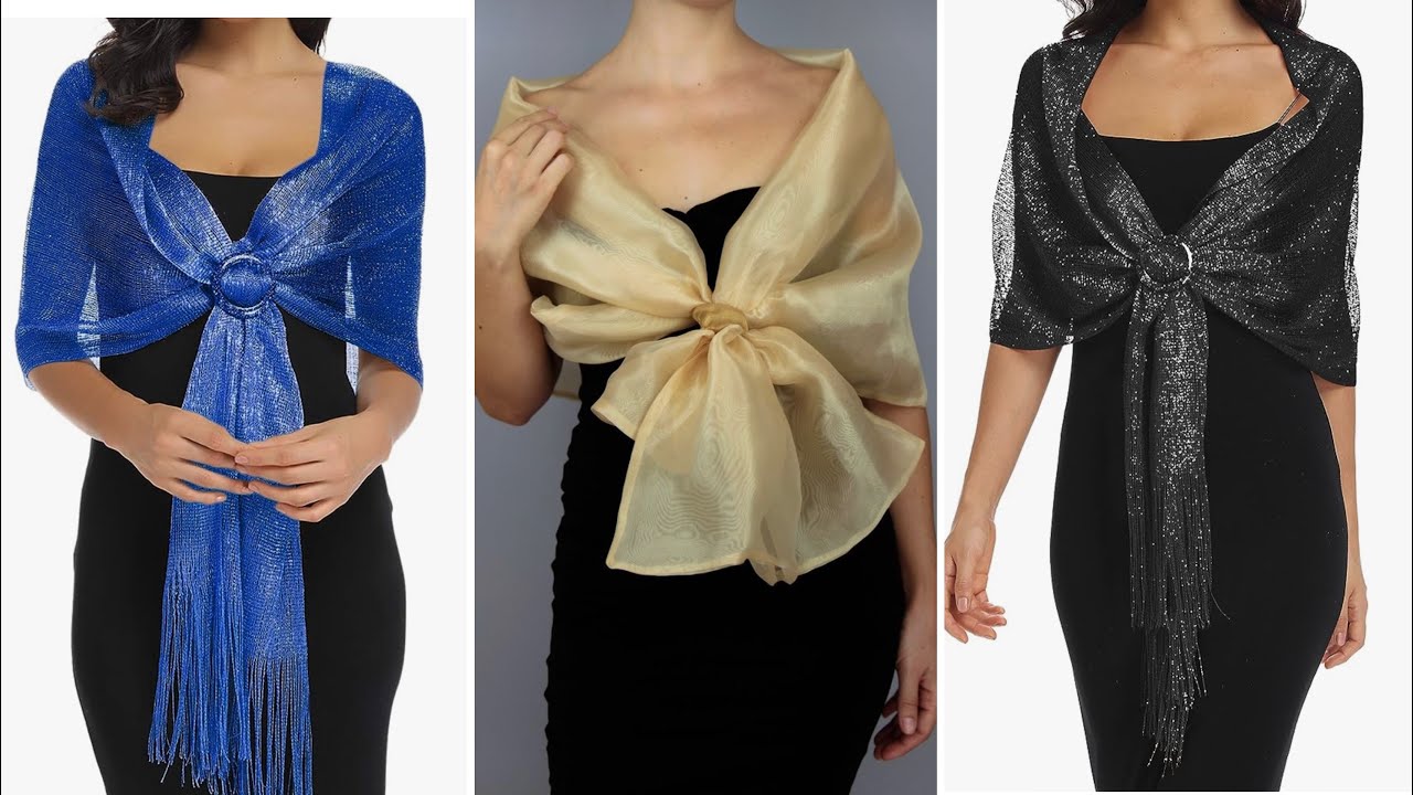 Elegantes Chal o Pañuelos para fiestas, Ideas de Chal o Pañuelos