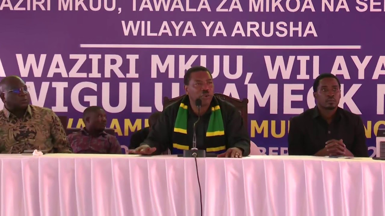 UWEKAJI JIWE LA MSINGI SOKO LA KILOMBERO-ARUSHA