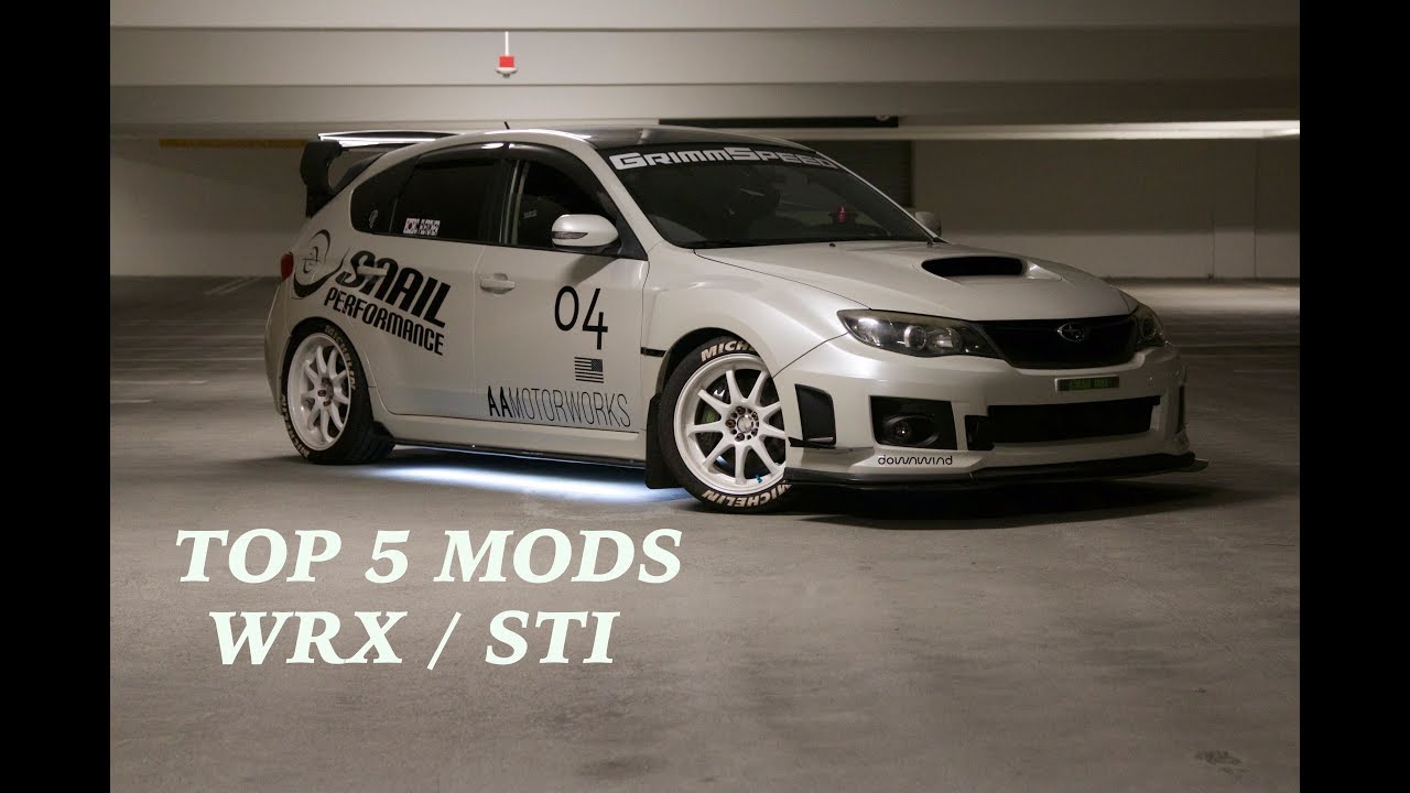 Top 5 Performance MODS for Subaru WRX/STi
