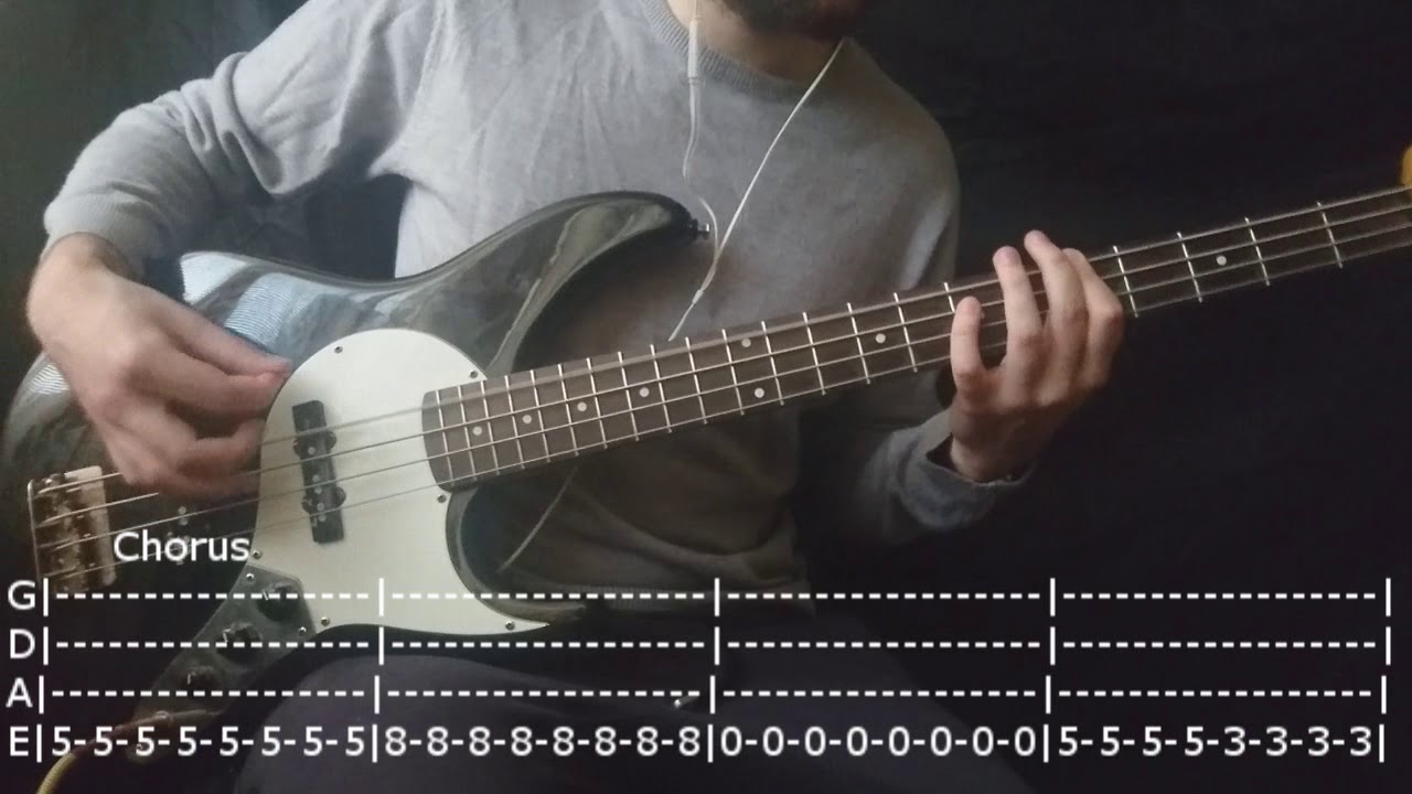 Marilyn Manson - The Nobodies Bass Cover (Tabs)