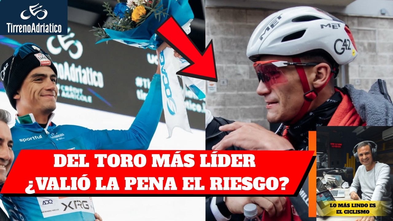 ISSAC DEL TORO TOMA MÁS VENTAJA en la TIRRENO ADRIÁTICO – SE SALVA una JORNADA muy LLUVIOSA