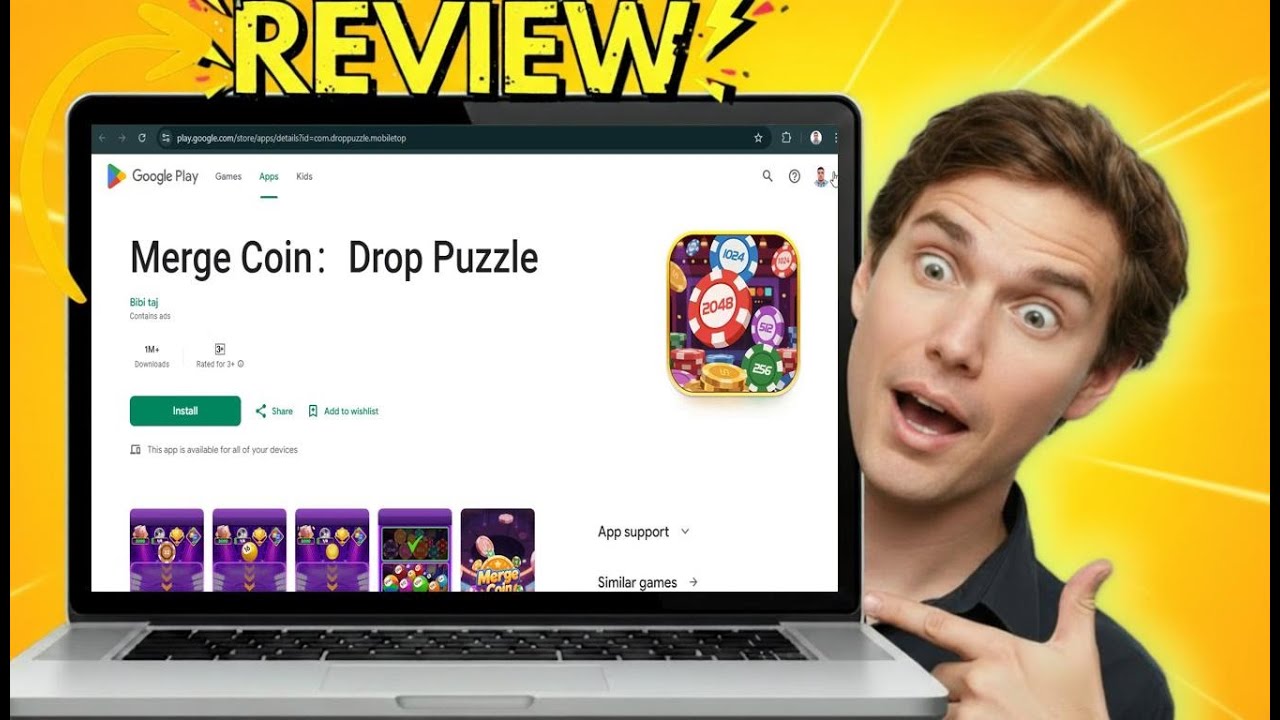 Merge Coin Drop Puzzle Review: Is It Legit? Withdrawal Results Tested