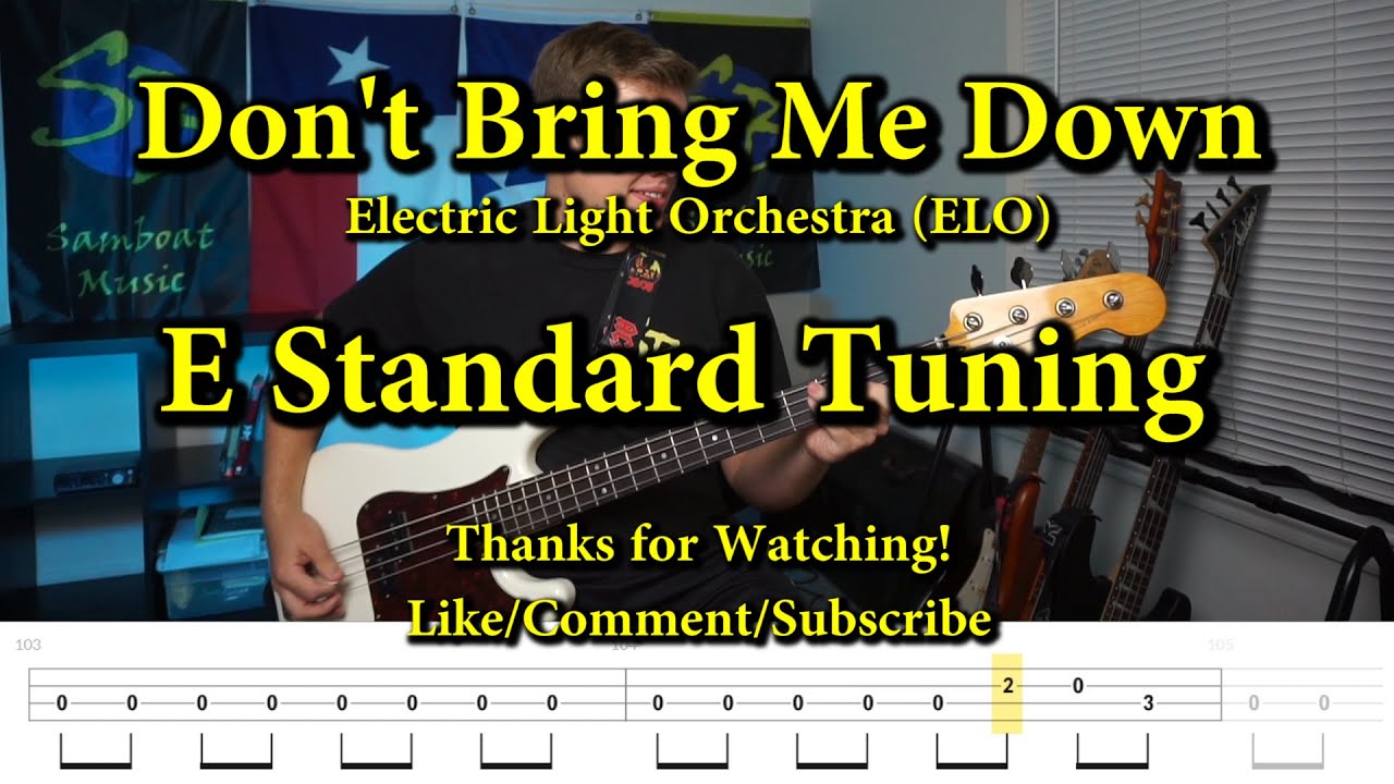 Don't Bring Me Down - Electric Light Orchestra (Bass Cover with Tabs)