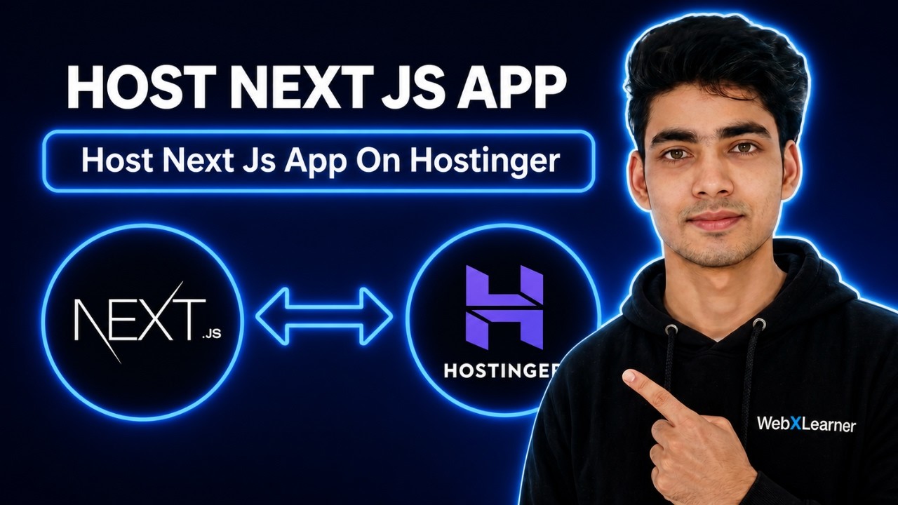 How to Host Next js App on Hostinger | Solved Page Not Found Error ✅