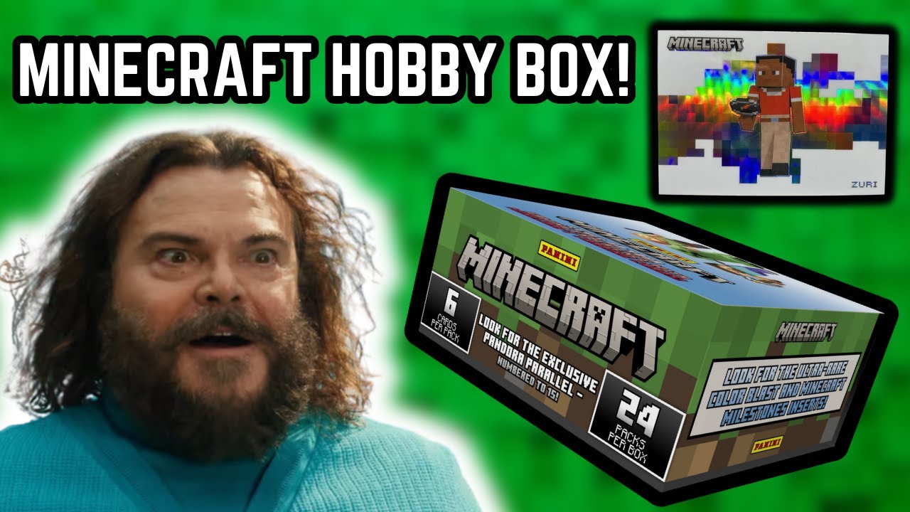 1/1 CHICKEN JOCKEY?! 2024 Minecraft Trading Card Hobby Box Review!