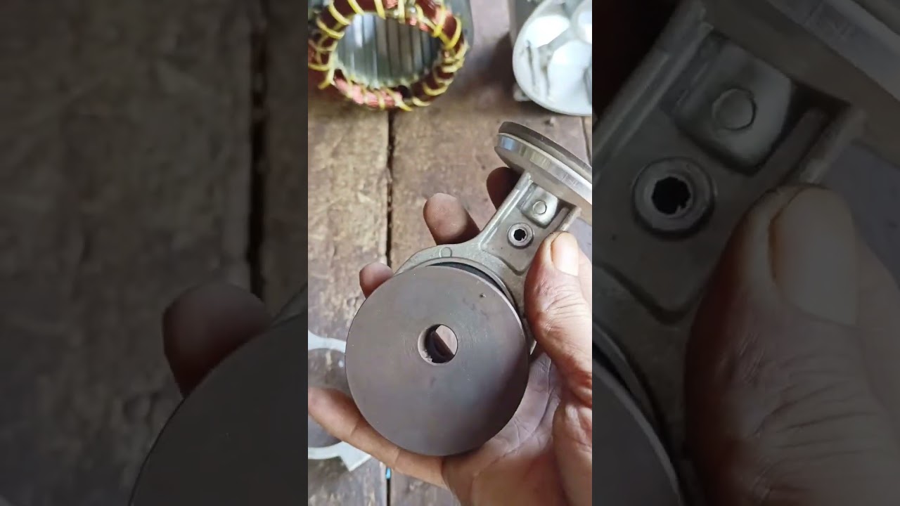 Motor winding|Oil free air compressor motor winding|Electric motor winding #shorts
