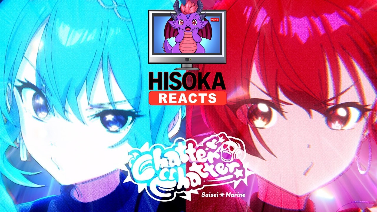 Dragon VTuber Reacts to Chatter Chatter by Hoshimachi Suisei and Houshou Marine