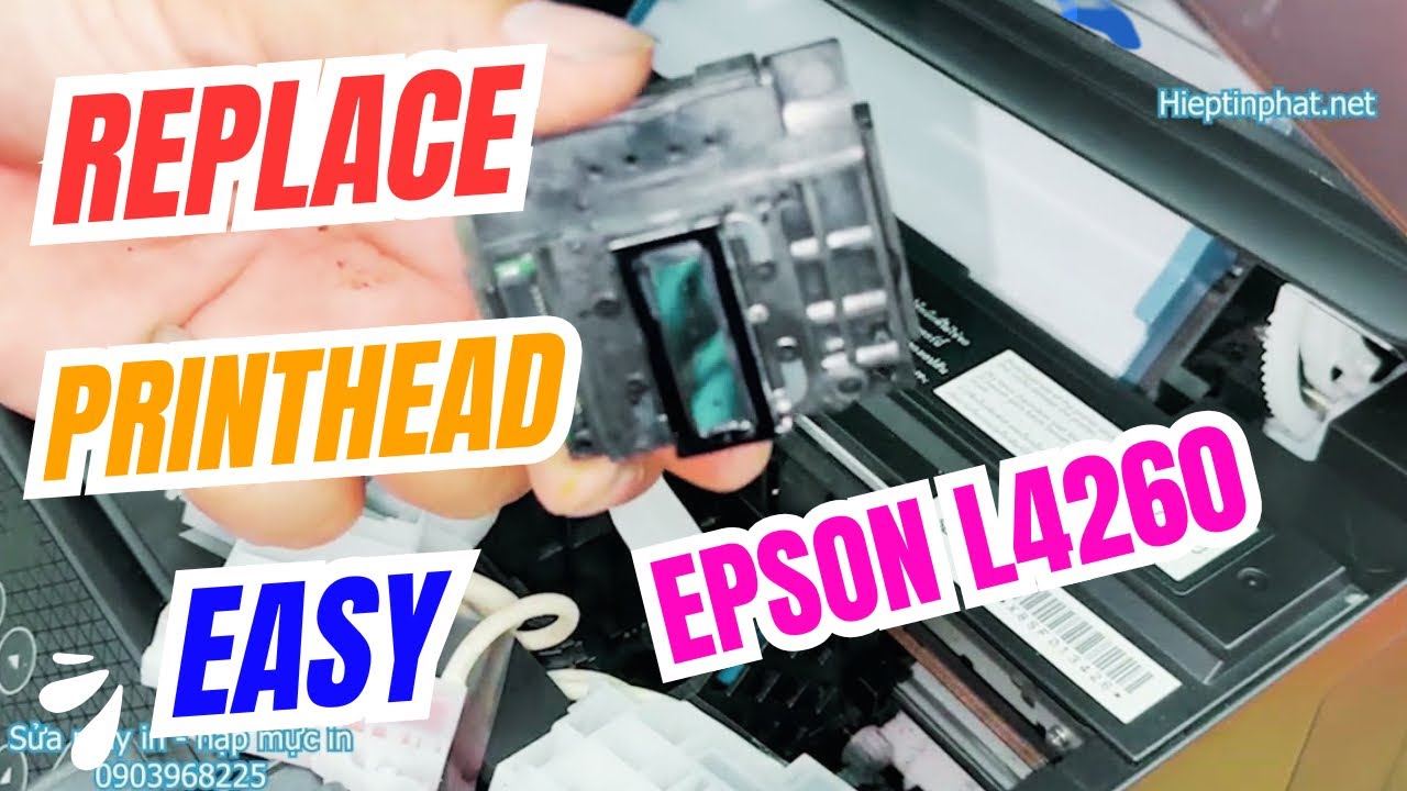 Epson L4260 Print Head Replacement Made Easy | Step-by-Step Guide | Hiep Tin Phat ink