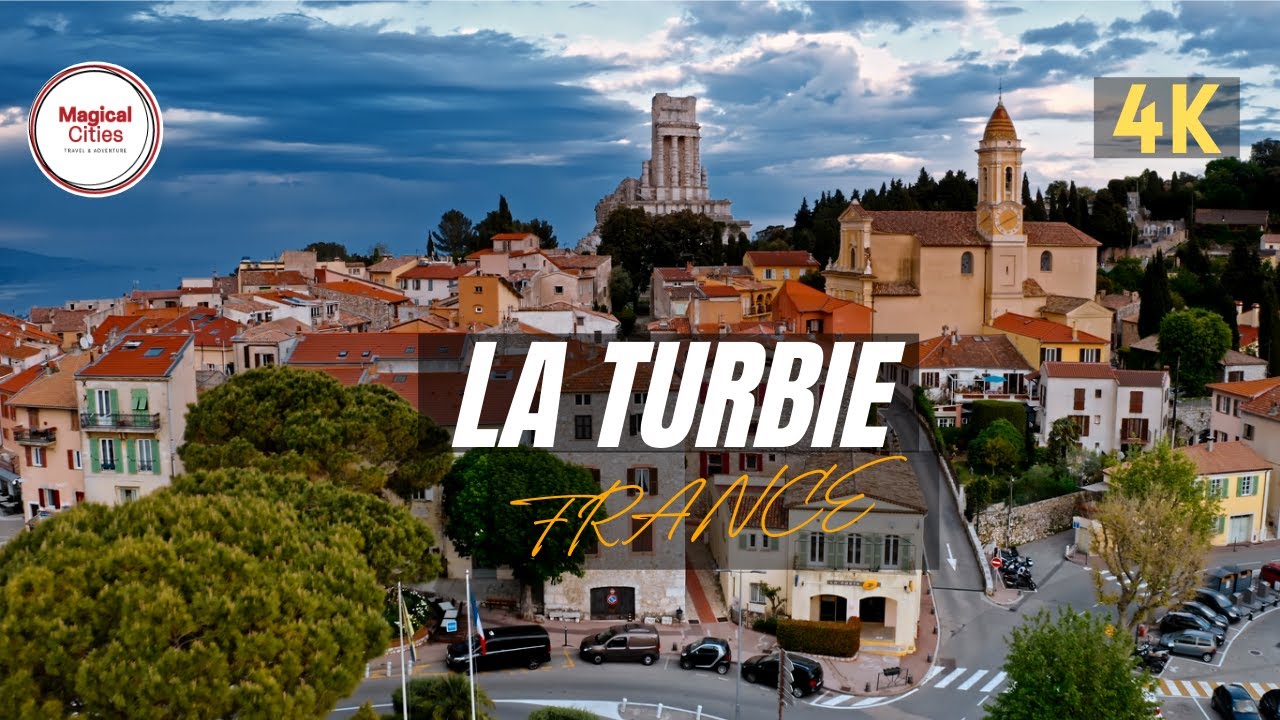 La Turbie France by Drone in 4K 60FPS