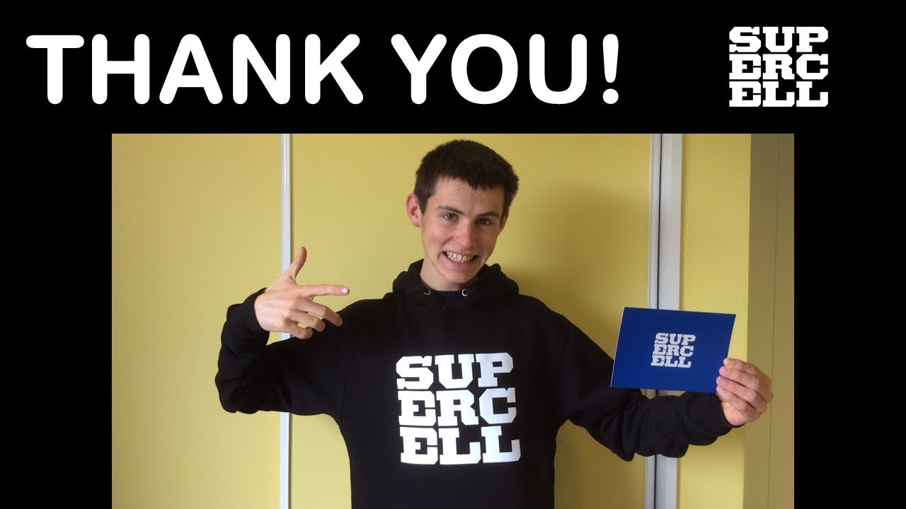 SUPERCELL MERCHANDISE! INCLUDES A SUPERCELL HOODIE AND SO MUCH MORE! THANK YOU SUPERCELL!
