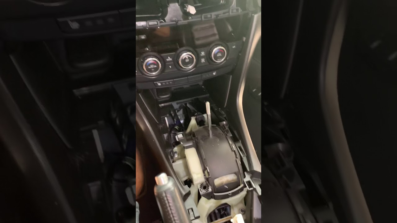 2014 Mazda 6 AC Control Unit Removal