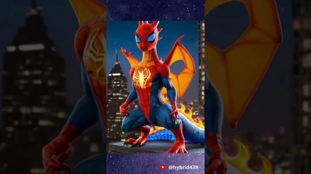 Charizard + Spiderman 