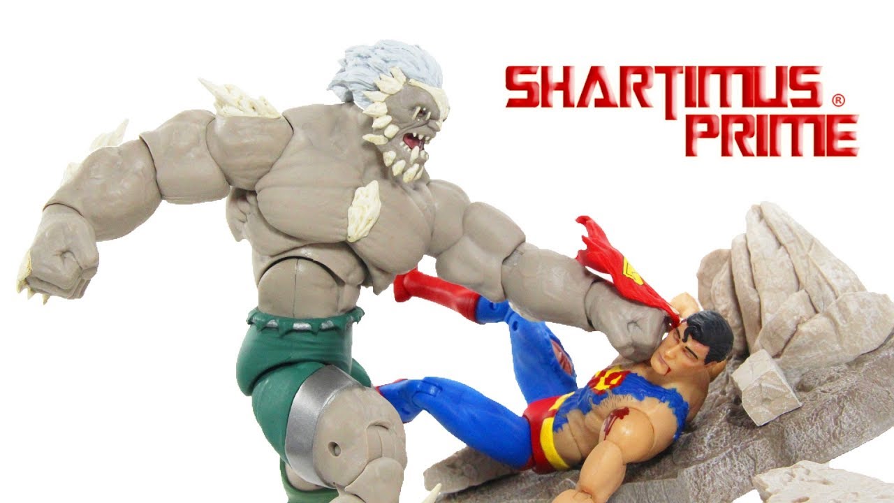 DC Icons Superman vs Doomsday 2 Pack Death of Superman DC Collecitbles Comic Figure Toy Review