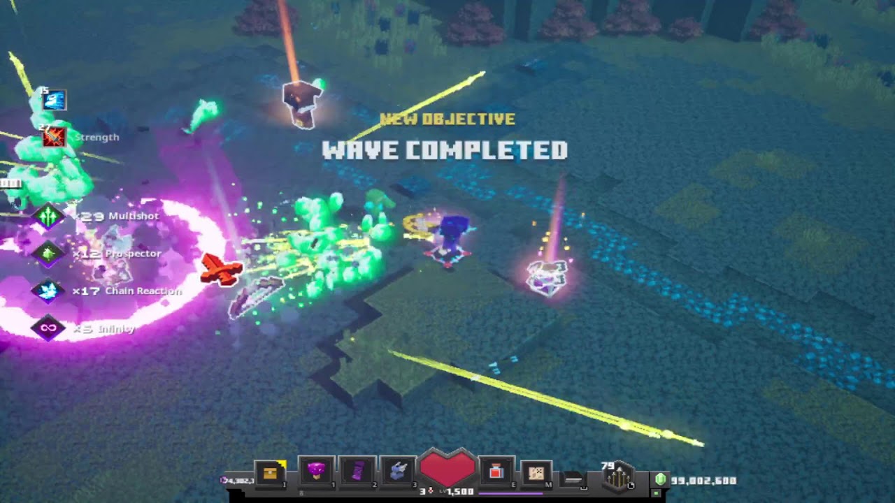 Minecraft dungeons Boss rush!!