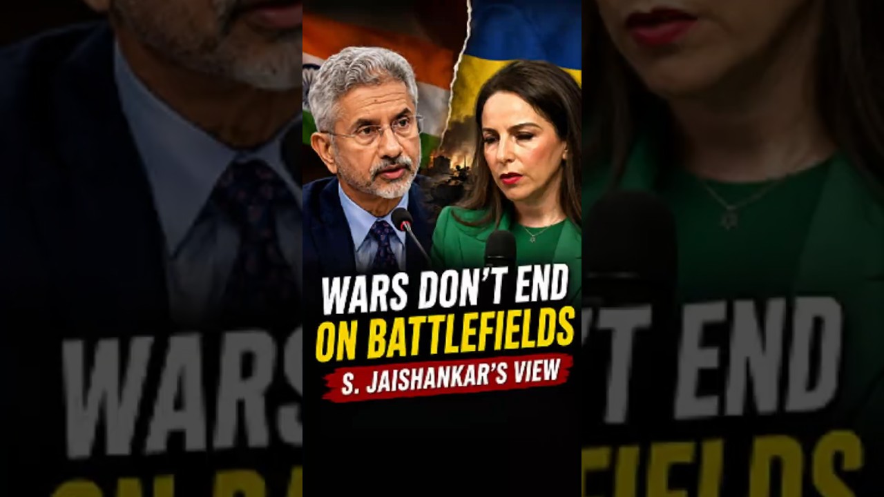 S. Jaishankar's Powerful Reply on Russia-Ukraine War | 
