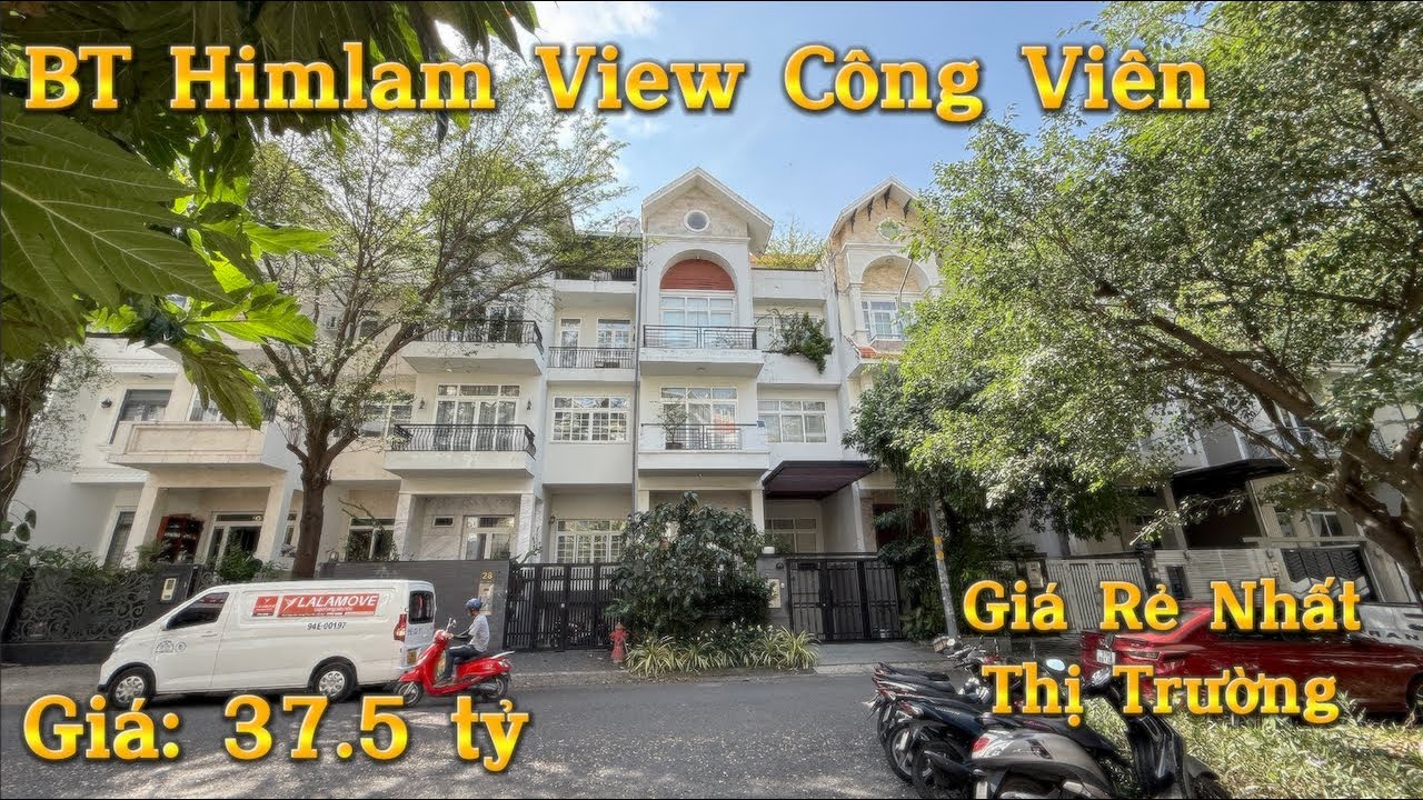 Bán Biệt Thự View Công Viên KDC Himlam. Giá: 37.5 tỷ Liên Hệ: 0934080888 Mr Thắng