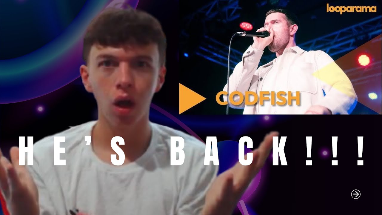 Codfish beatbox is back 🇦🇺! Part 1 and 2 Toolo reacts to Codfish live at looparama.