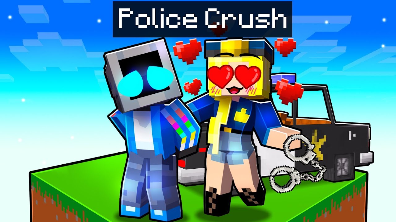 Police Officer has a CRUSH on Me in Minecraft!