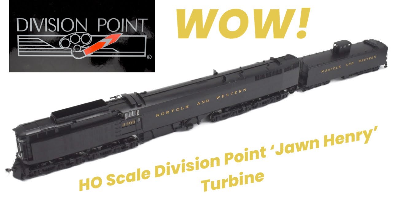 Unboxing the Rare Division Point Norfolk & Western 'Jawn Henry' Steam Turbine in HO Scale