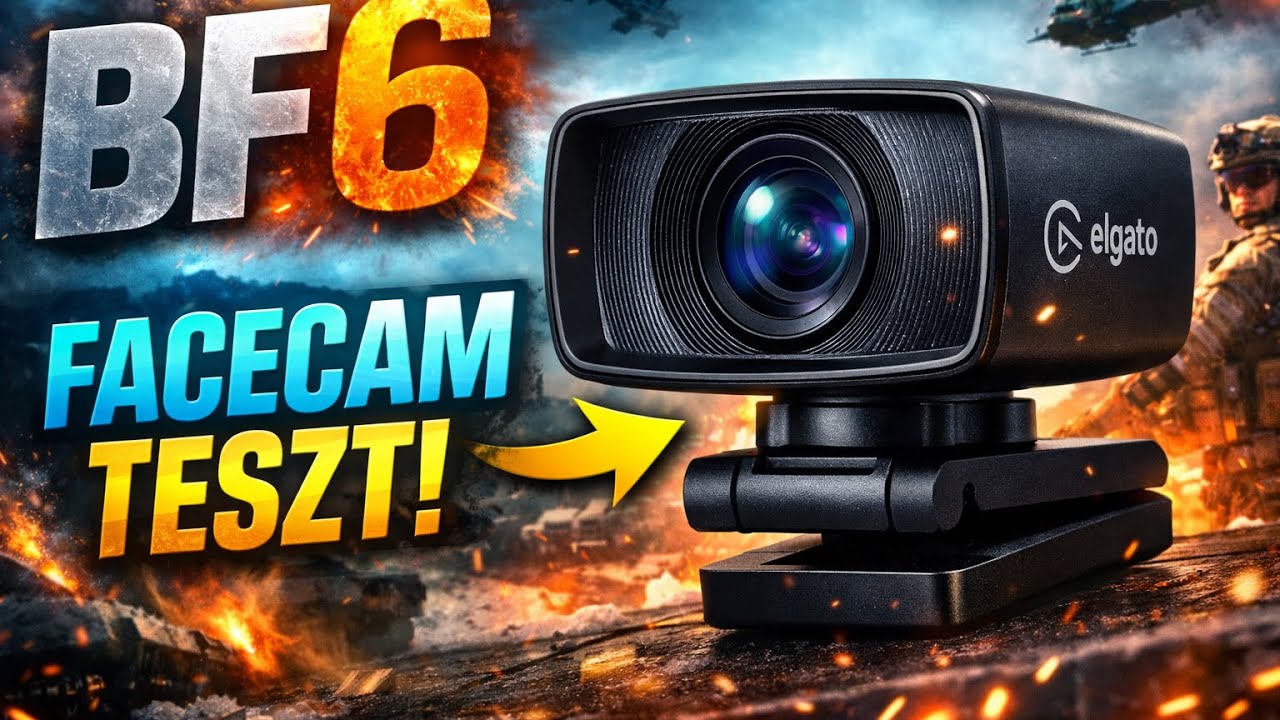 Új Facecam teszt | BF6 stream