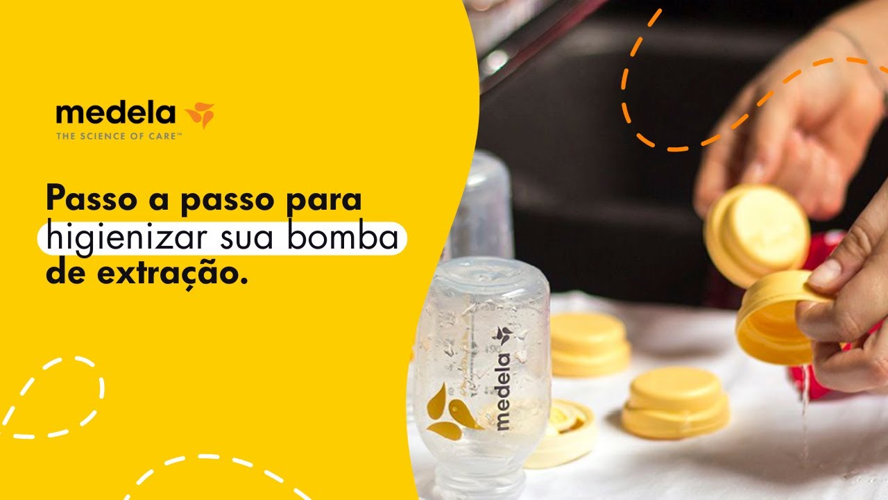 Passo a passo para higienizar sua bomba de extração | MEDELA BRASIL