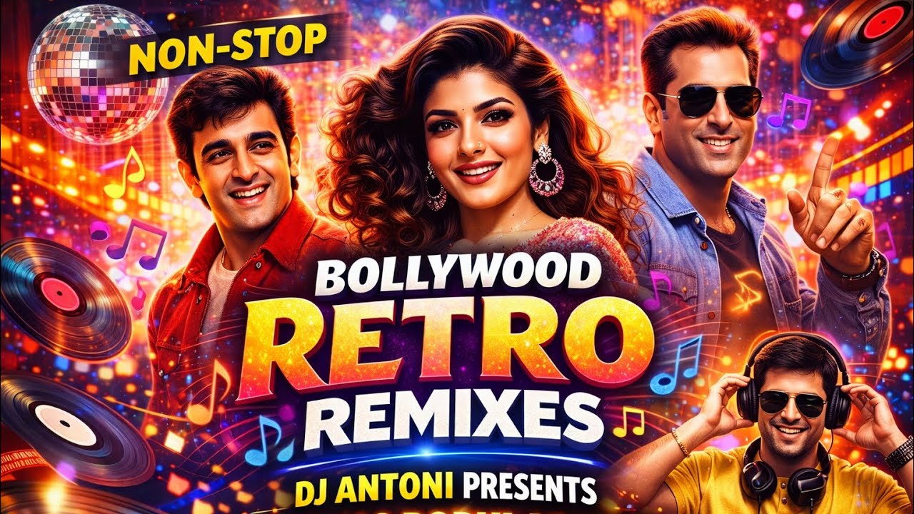 Non-Stop Bollywood Retro Remixes 🎶 | Dancing Popular Hits | DJ ANTONI Presents 🔥