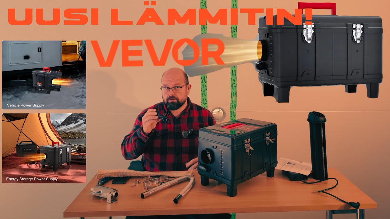 Uusi lämmitin Vevorilta!