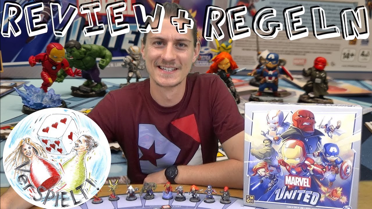 Marvel United Review + Regeln, CMON, Kooperatives Spiel