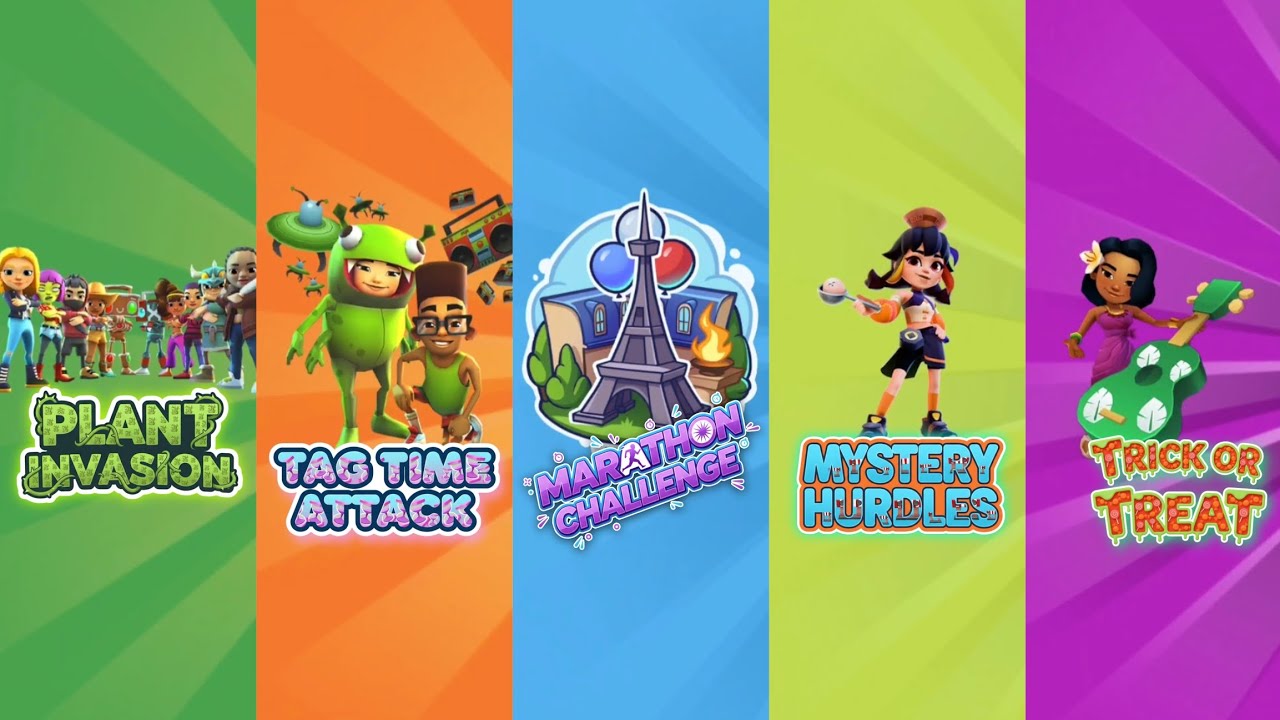 Subway Surfers : 5 Different Events in 5 Different World Tours of Sub Surf Luoyang Snake 🧨🐍 2025