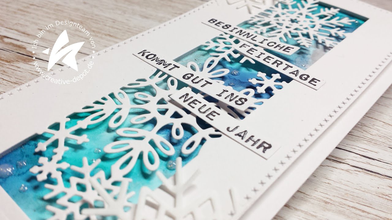 Flockenzauber | Alcohol Inks | Creative-Depot | Ohrenpost