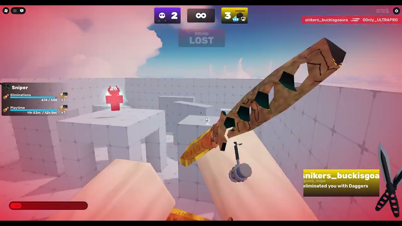 training how to play with sniper