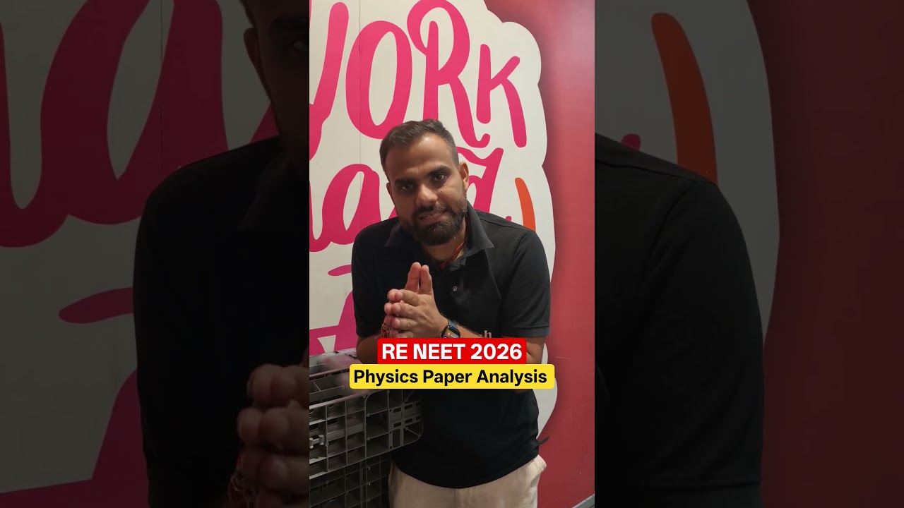 Re-NEET 2026 Physics Paper Analysis💯 #pw #neet #physicswallah