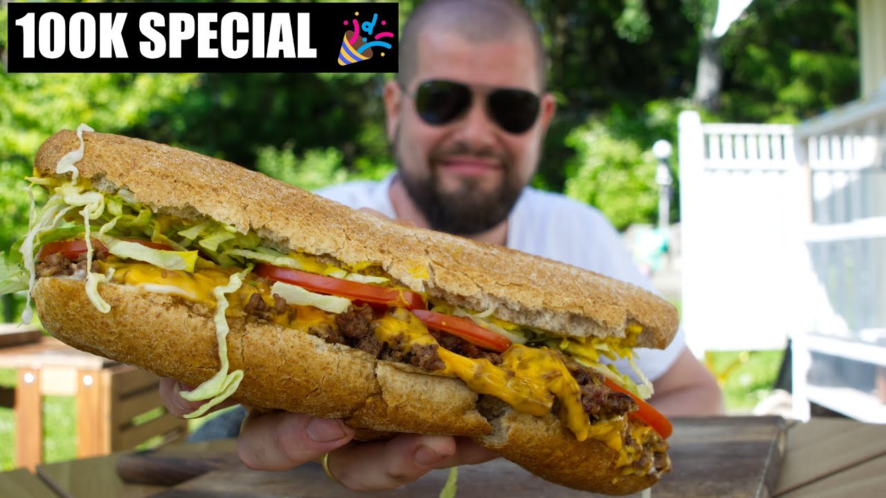 100K SUBSCRIBER SPECIAL! 🔥 Chopped Cheese Mukbang on Weber Griddle 🍔 Homemade NYC Classic!