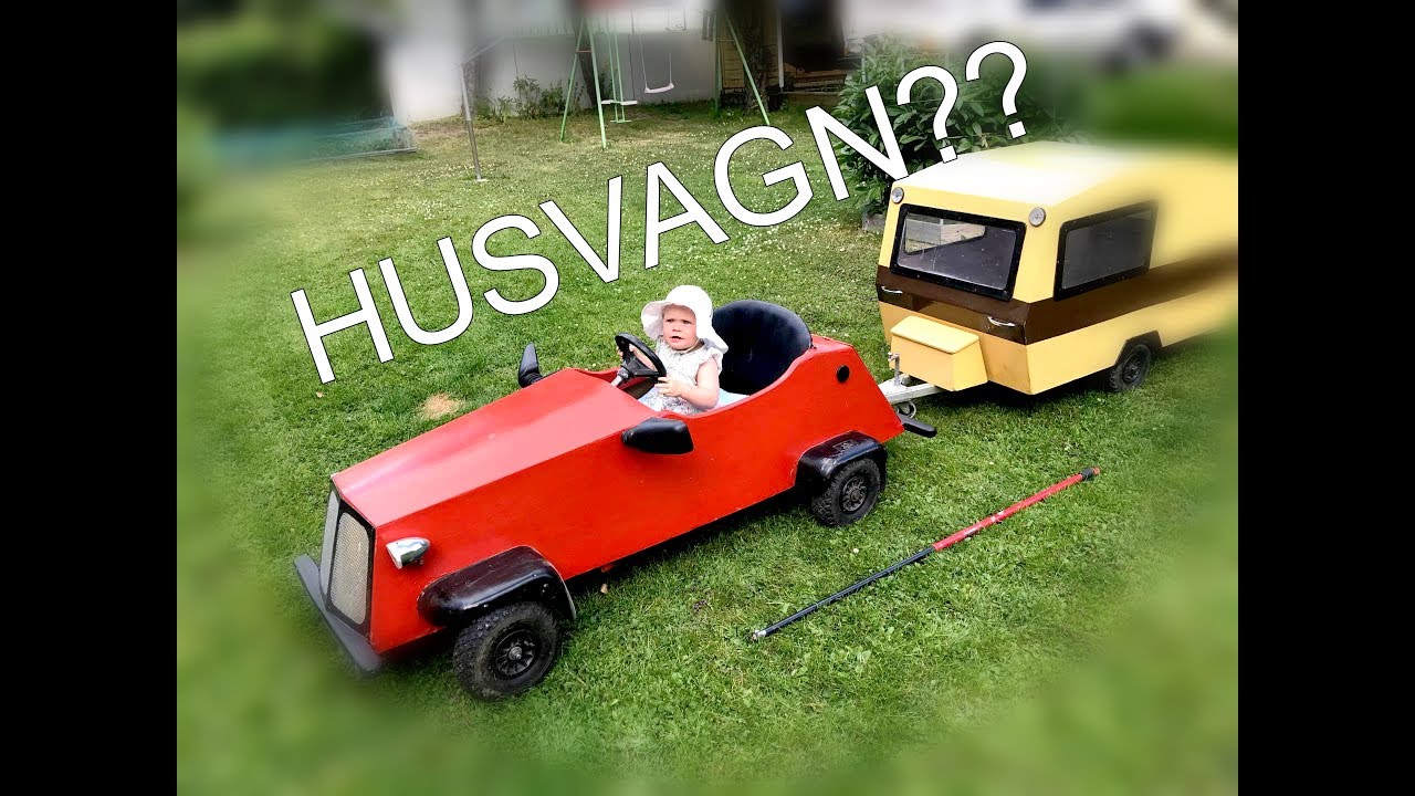 Sveriges häftigaste trampbil med husvagn! - VLOGG #8