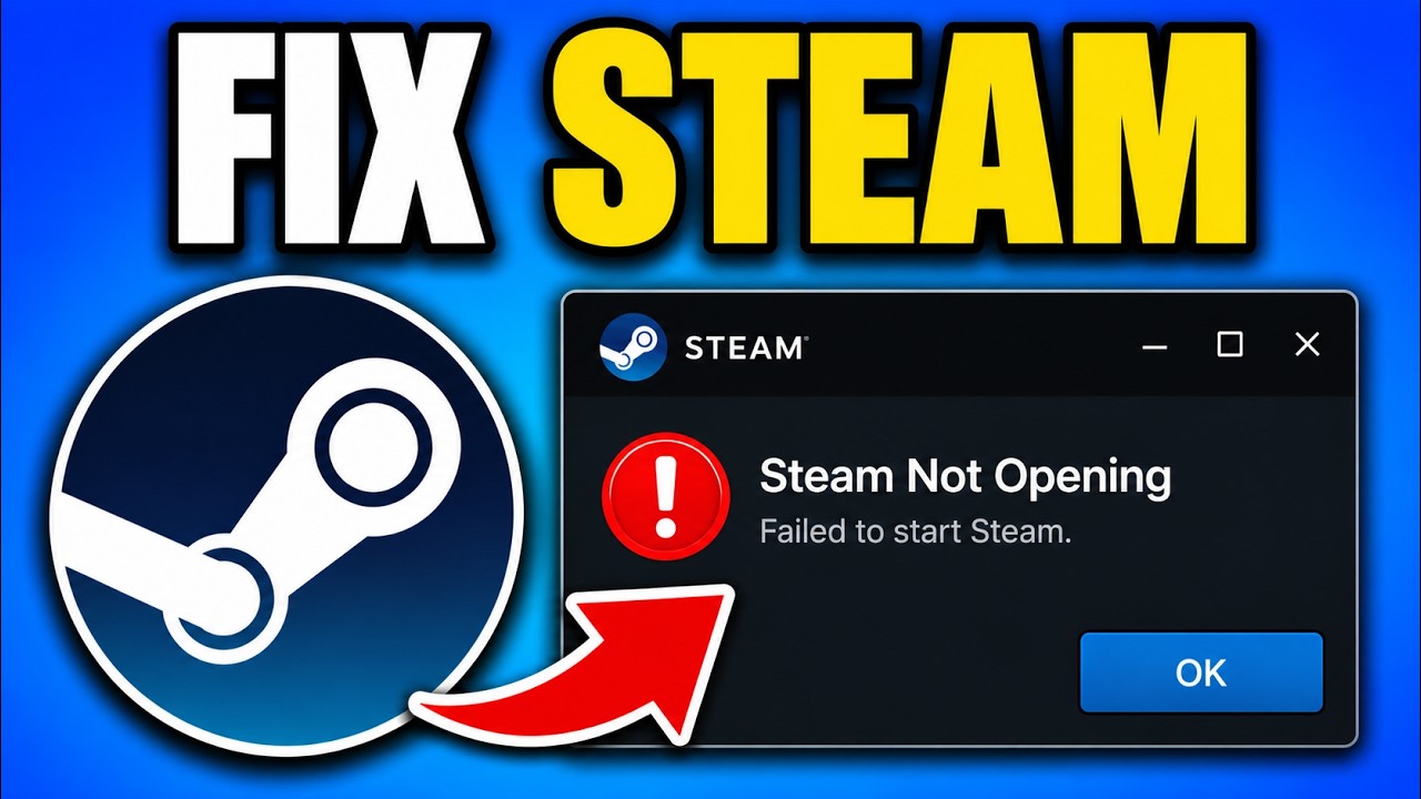 How To Fix Steam Not Opening