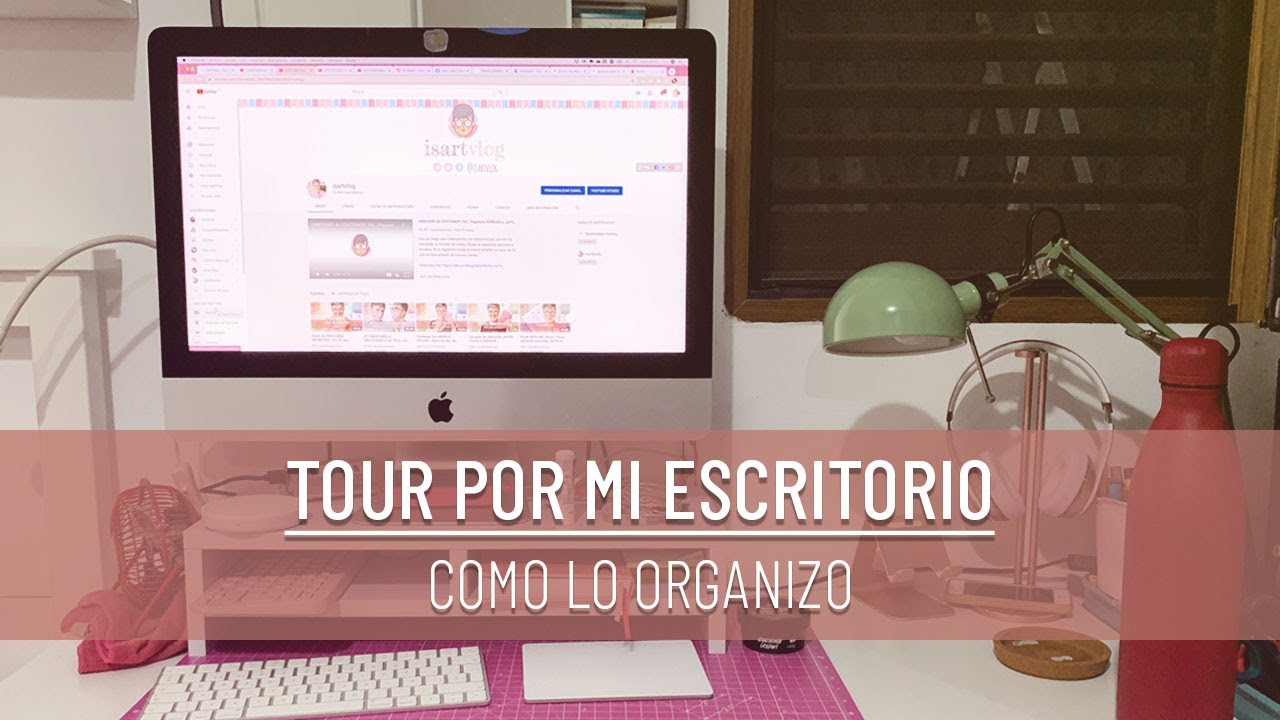TOUR POR MI ESCRITORIO | ¿Qué hay en mi ESCRITORIO? | ¿Cómo me ORGANIZO?
