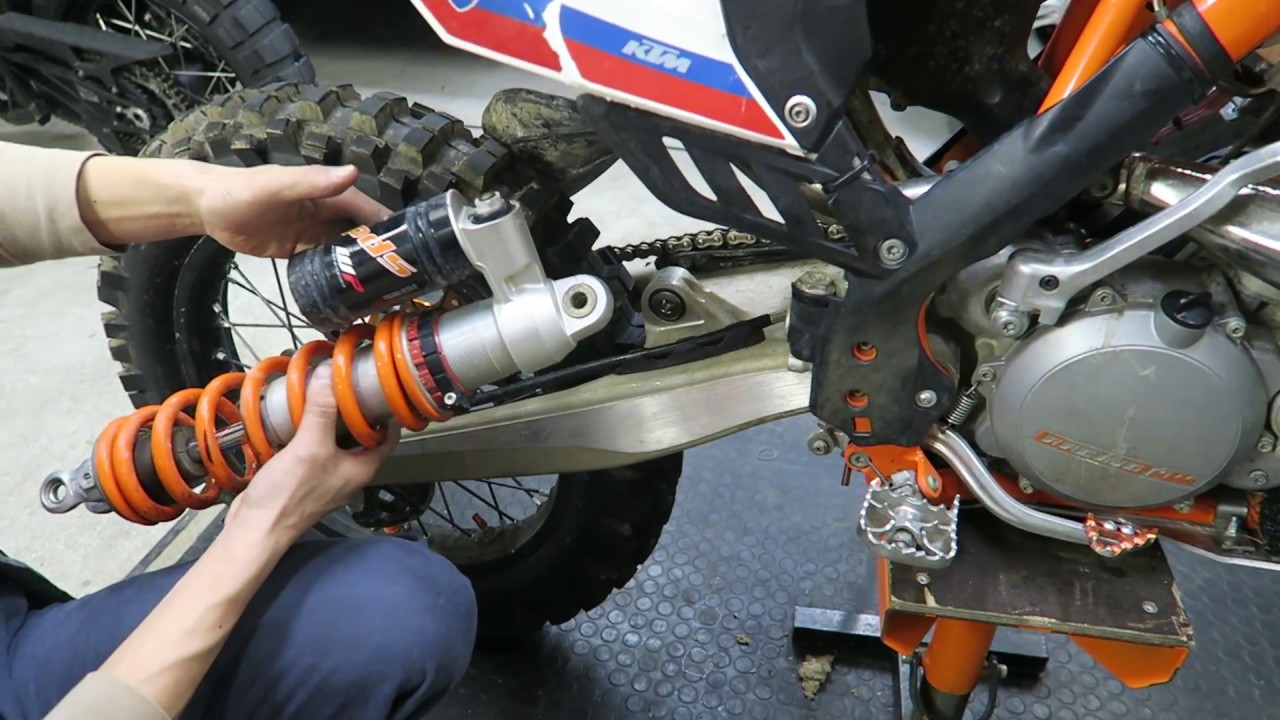 KTM PDS rear shock heim joint bearing replacement