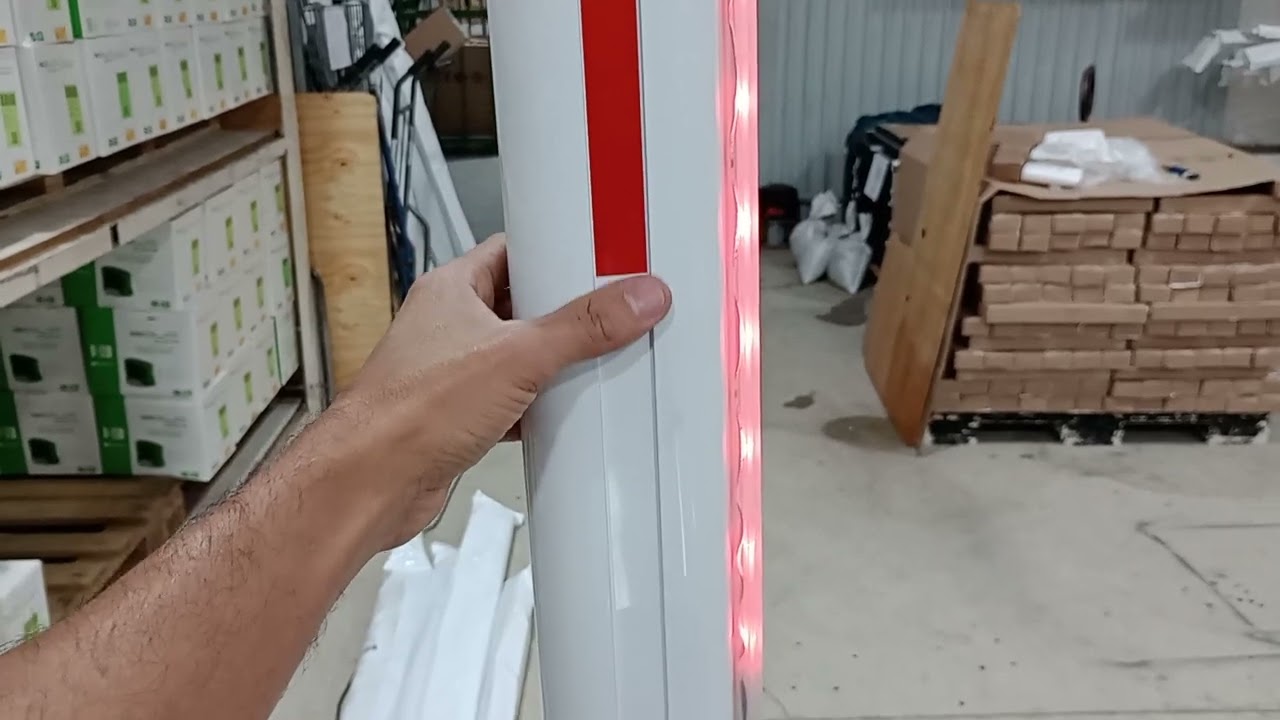 Regulagem da barreira horizontal e vertical cancela intense.@SEGSegurançaEletrônica