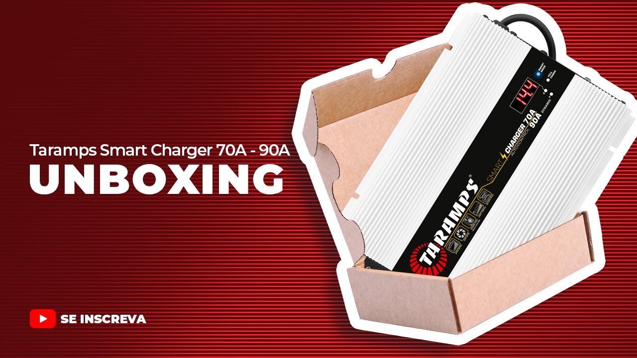 Unboxing Fonte Carregador Taramps Smart Charger 70A