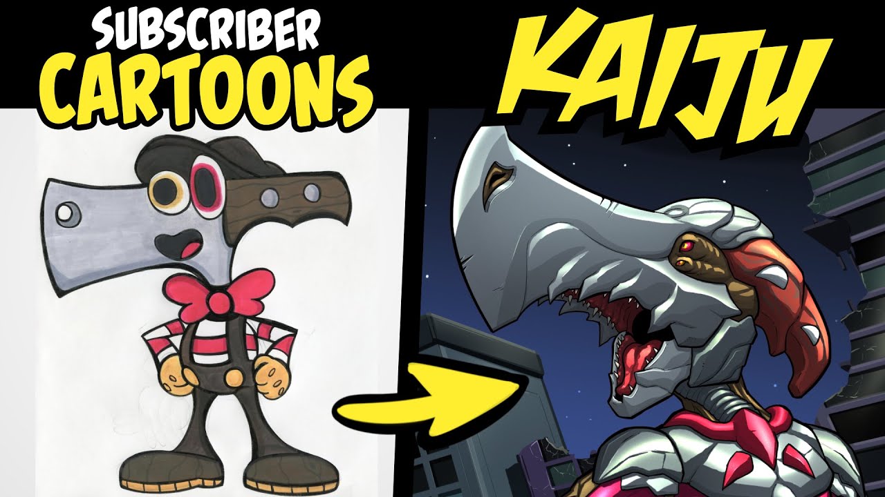 SUBSCRIBER CARTOONS as KAIJU (Banter & Community Redraw)