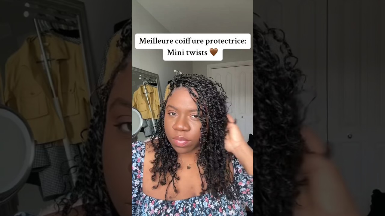 Meilleure coiffure protectrice: Mini twists 🍃&hearts;️ #protectivestyles #minitwists #hairgrowth
