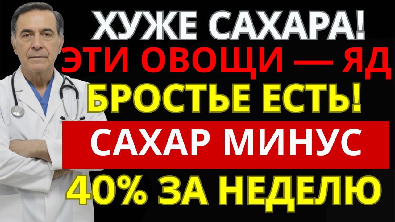 Эти овощи могут быть опаснее сахара: что реально снижает глюкозу при диабете | ЗДОРОВЬЕ ДАРОМ