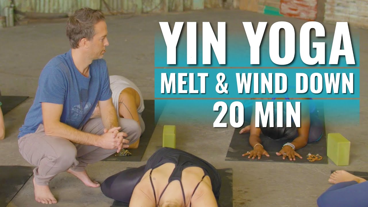 20 Min Yin Yoga Melt & Wind Down l Deep Stretch for Better Sleep