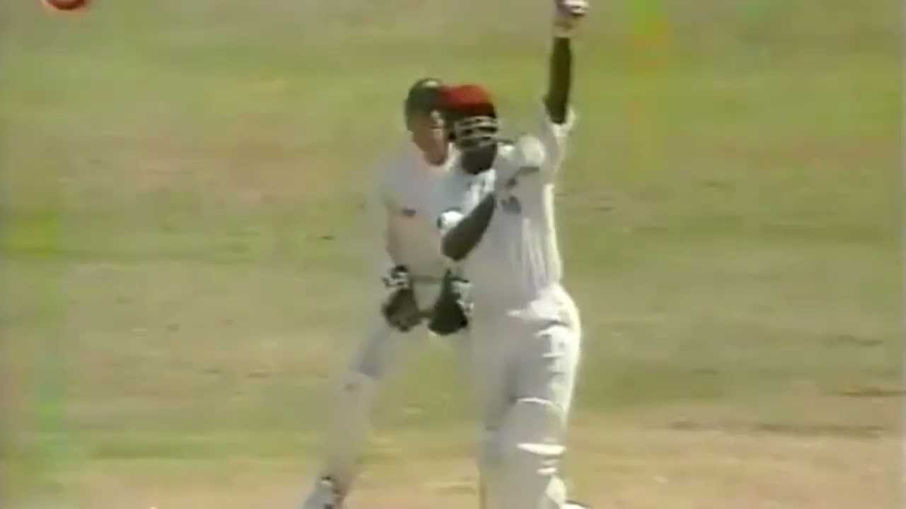 Winston Benjamin Batting vs Australia 1st Test, Bridgetown, March 1995